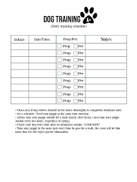 Free Printable Dog Walking Chart Potty Train Your Puppy Potty Training Puppy Potty Training Schedule Dog Potty Training