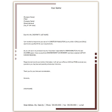 Free Microsoft Word Cover Letter Templates: Letterhead and Fax Cover