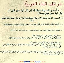 طرائف اللغة العربية المضحكة
