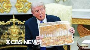 Trump plans to demolish White House's entire East Wing for ballroom as cost  jumps to $300 million - YouTube