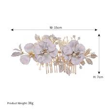 Maybe you would like to learn more about one of these? Buy Kukishop Wedding Hair Accessories Bridal Hair Pieces Wedding Hair Clip Bride Wedding Hair Comb Great For Brides Flower Girls Bridesmaids Or Mother Of Bride Online In Indonesia B09b3pgy94