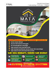 Chords for kami sedia membantu. Flyers Design For Mata Service Design Flyer Design Design