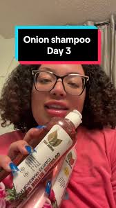 Shiny Hair After 3 Days with Onion Shampoo