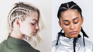 The braids in a shorter length of hair will look fashionable if it is done properly. Braided Hairstyles For Short Hair For 2018 2019 Braids Haircut Images Hair Colors 5 Hair Colors