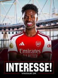 🚨 VINI JR NO ARSENAL? A BOMBA DA VEZ! Rumores fortes agitam o mercado europeu: a renova&ccedil;&atilde;o de Vini Jr com o Real Madrid travou por pedidas salariais elevadas, e o Arsenal