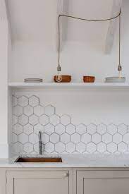 11 intriguing kitchen backsplash ideas you ve never thought of in 2020 hexagon tile kitchen hexagon tile backsplash kitchen kitchen tiles backsplash