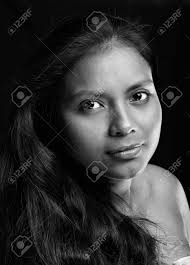 Sandra 38 года колумбия barranquill. Close Up Portrait Of Hot Latina In Black And White Stock Photo Picture And Royalty Free Image Image 60258810
