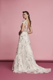 Amelia By Savin London Floral Creative Unique Wedding Dress Pretty Bridal Gown Bridal Collecti Wedding Dresses Unique Wedding Dresses Colored Wedding Dresses