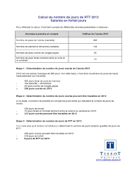 Calcul jours de cong?s pay?s. Calcul Jours Rtt 2013 Temps De Travail Taxe Sur La Valeur Ajoutee
