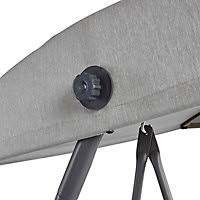 Brought many of b & q hammocks over the years.the frames are brilliantly made, cushions and over head cover i can not say the same. Blooma Cranbrook Metal Swing Bench Diy At B Q
