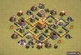 Town Hall 5 Th5 War Trophy Base 48 With Link 6 2020 War Base Clash Of Clans Clasher Us