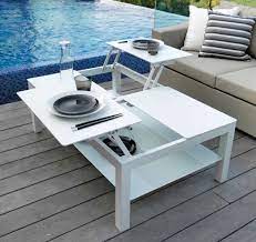 Our unique styles of coffee tables can make a statement or provide surface area in a functional way. Chic Small Opening Coffee Table Italian Garden Furniture Talenti
