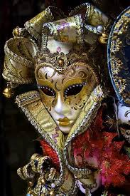 Venetian Masks Almost Look Like Real People Are Behind Them Venetian Masquerade Masks Carnival Masks Masks Masquerade