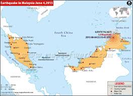 Magnitude 6 0 Earthquake Hits Malaysia Here S The Map Showing Location Of The Epicenter Http Www Mapsofworld Com Thematic Maps E Map Thematic Earthquake