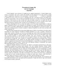 Povestea lui harap alb (the story of harap alb), or just harap alb for short, is a fairy tale written by romanian writer ion creangă. Povestea Lui Harap Alb Rezumat