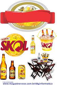 Topo Para Bolo Boteco Skol Cerveja Comida De Boteco Bolo Boteco Bolo Cerveja
