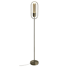 Hanging lights are perfect for hallways and narrow spaces, coming in a range of lampshade materials from metal, glass to fabric. Modern Antique Brass And Amber Glass Capsule Led Floor Lamp