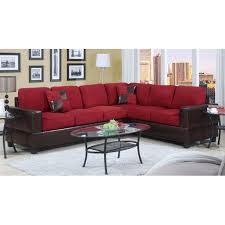 Faux leather sectional sofas : 2 Piece Modern Large Microfiber And Faux Leather Sectional Sofa Walmart Com Walmart Com