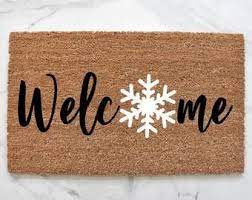 Christmas Door Mats Outdoor This Item Is Unavailable Etsy Christmas Doormat Door Mat Diy Door Mat