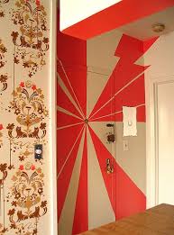 70 S Wall Murals Terrific Or Terrifically Tacky Diy Interior Doors Door Diy Projects Painted Doors