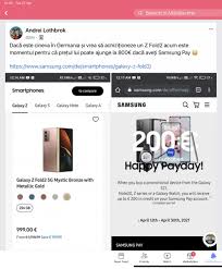 Cursul bnr la 31 decembrie 2020 este 1 euro = 4.8694 lei convertorul leu moldovenesc/euro este furnizat fără nicio garanție. Samsung Galaxy Z Fold2 5g Poate Fi AchiziÈionat Din Germania Pentru Sub 4000 De Lei PanÄ Pe 30 Aprilie IatÄ Cum
