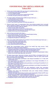 Membiasakan warga sekolah untuk berdisiplin. Contoh Soal Ukg Kepala Sekolah 2015