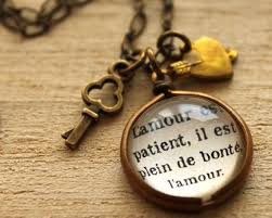 I Love You More Than Yesterday And Less Than Tomorrow In French French Love Verse Necklace I Love You More Than Yesterday And Less Than Tomorrow French Love Quotes Verses About Love Necklace Quotes