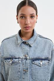 Light Blue Oversized Denim Jacket
