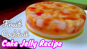 Please like, comment and sharemy email address: Fruit Cake Jelly Fruit Cocktail Cake Jelly Recipe Youtube