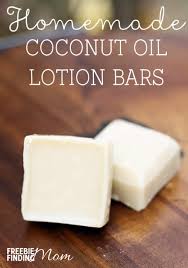 homemade coconut oil lotion bars
