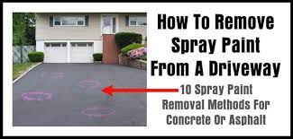 Apply the graffiti remover based on product instructions. How To Remove Spray Paint From A Driveway 10 Methods For Concrete Or Asphalt