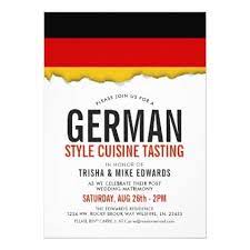German Cuisine Party Flag White Invite Zazzle Com Party Flags German Cuisine Gifts For Wedding Party