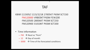 How To Read A Taf