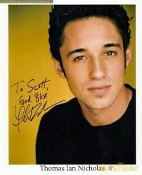 Thomas Ian Nicholas autograph collection entry at StarTiger