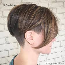 Check our list of short and long bobs with layers and layered bobs with bangs to choose your next awesome style. Subtle Side Shaved Bob 20 Cute Shaved Hairstyles For Women The Trending Hairstyle