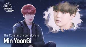 Universe, in astronomy, is all matter and energy whose existence has been, will be, or could be made known to us. Hianmo On Twitter Bts Universe Story Co Star Of Your Story Hyung Line Namjoon Seokjin Yoongi Hoseok Bts Twt