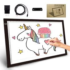 A3 Led Tracing Light Box Tracer Usb Power 0 45cm Thin Portable 3 Level Brightness Eye Protected Pad Board Digital Gifts For Kids Artists Drawing Animation Tattoo With Paper Clip Upgrade Ver