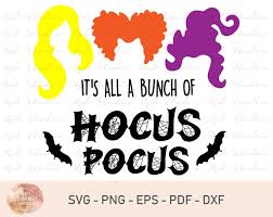 Hocus Pocus Svg Sanderson Sisters Svg Witches Hair Cute Etsy Clip Art Cute Halloween Svg