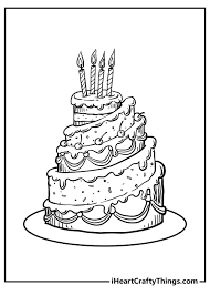 Each printable highlights a word that starts. Cake Coloring Pages Updated 2021