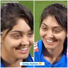 Harleen Deol 😁💙 #TeamIndia #HarleenDeol