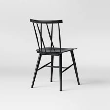 Becket Metal X Back Dining Chair Black Project 62 Dining Chairs Metal Dining Chairs Steel Dining Chairs