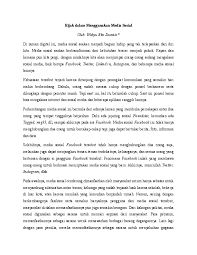 Media sosial seperti facebook, twitter kupasan dan huraian tentang media sosial tidak harus ada titik noktahnya. Contoh Karangan Pidato Pt3 Dunia Belajar