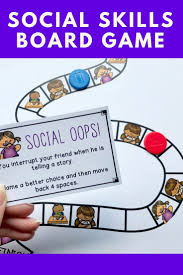 For adults on the autism spectrum, social interaction can be a significant challenge. Social Skills Board Game Digital Distance Learning School Counseling Game Social Skills Games Teaching Social Skills Social Skills Activities