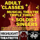 Adult Classes, Triple Threat & Soloist Singer event image