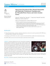 Nanogen was invented in 2001 with the sole ambition to empower everyone to take back control of the way we think about nanogen are hair fibre experts and leaders in the hair thickening products. Pdf Spiral Steel Wire Based Fiber Shaped Stretchable And Tailorable Triboelectric Nanogenerator For Wearable Power Source And Active Gesture Sensor