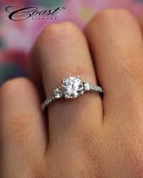 Fine Pave Set Diamonds Grace The Shoulders Of This Classic Three Stone Engagement Ring Standard Siz Black Crystal Earrings Bar Stud Earrings Gold Bar Earrings