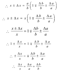 Percent difference formula is obtained by dividing the absolute value of change by the average of the values and then multiplying it with 100. Propagation Of Errors In Addition Subtraction Multiplication And Division