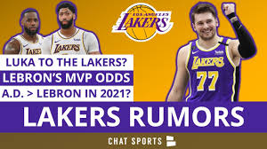 Watch live coverage every week of the nba regular season with espn on kayo. Lakers Rumors Luka Doncic To Lakers Lebron James Anthony Davis 2021 Mvp Odds Youtube