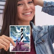 Hatteras Lighthouse Notecards