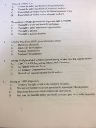 We did not find results for: Os Ha S Mission Is To Protect The Safety And Health Chegg Com